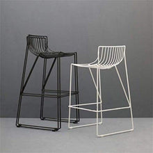 Yxsd Industriali Vintage Bar Stool impilabili Sgabelli for La Prima Colazione Pianale da cucina e la casa con schienale del sedile Spugna Black Iron moderno for Sedie da pranzo Pub è piedini del metal