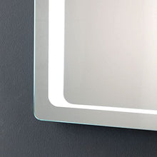 Kiamami Valentina MOBILE BAGNO BIANCO LUCIDO 90CM MANIGLIA NERO OPACO E SPECCHIO A LED | PARIGI