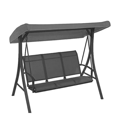 Tenwan - Altalena impermeabile da giardino per sedie a dondolo da giardino, tenda da portico (191 x 120 x 18 / 23 cm)