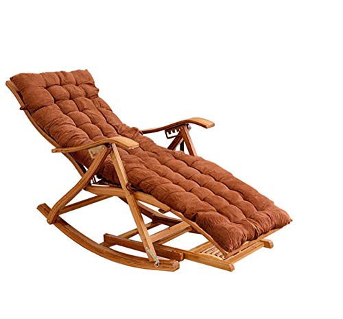 HongTeng Divani Leisure Lounge Chair Bamboo Lazy Pieghevole Sedia della Sedia Home Soggiorno Numero Esterno Comfort Sedia da Massaggio Singolo Sedia Piccolo Divano Tre Stili 47 × 55 cm (Size : C)