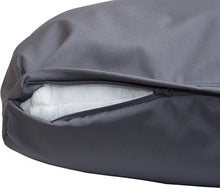 Beo LRP 60x40PY202 - Cuscino Lounge per schienale, con chiusura lampo e tessuto idrorepellente, 60 x 40 cm, colore: antracite