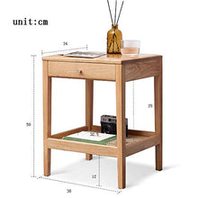 DGHJK Mobili per la casa, Comodino in Legno massello, Divano, tavolino Laterale, armadietto con cassetto, Tavolo per Telefono, Soggiorno, Tavolo angolare, ripiano, 14,9"x13,3 x19,6