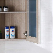 Armadietti a specchio Parete del Bagno Mobile a Specchio a Parete mobiletto Triangolare mensola Multistrato Parete in Legno Massiccio Specchi da Parete