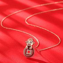 Collana In Argento Sterling, Collana Di Placcatura Semplice In Porcellana Placcata In Oro In Argento Argento Rosso, Utilizzata Come Regalo Per La Festa Della Mamma, Feste, Compleanni E Anniversari
