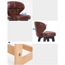 WDX- Bar Sedia Bar Sgabello Bar Sgabello Semplice casa in Legno massello seggiolone Confortevole (Color : A)