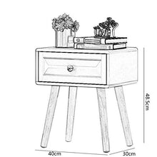 Comodino di pompaggio Studio Corridoio dell'Assemblea Addensare Locker Pratico Bagno Solido della Famiglia di Legno Camera da Letto Soggiorno Multifunzione in Bianco 40X30X48.5cm FANJIANI