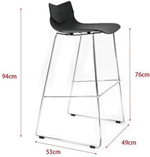 Poltrona Bar Stool Ufficio Bancone Sgabelli telaio in metallo Sgabello nero Personality Bar Chair Sedia sgabello