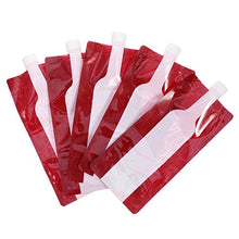 UPKOCH 5Pcs Sacchetto di Vino Pieghevole 750 Ml Sacchetto di Bottiglia di Vino di Plastica Portatile Riutilizzabile Sacchetto Pieghevole a Prova di Perdite di Liquido Portaborraccia per