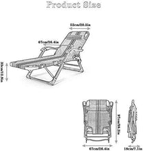 FAGavin. Sedia Multifunzionale Portatile, Reclinabile Esterna Sdraio da Spiaggia, Giardino Lounger Leggero, Pieghevole Giardino Sedie, Cuscini Reclinabile, Sdraio da Spiaggia