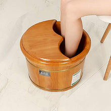 YLL Canna per pediluvio Oak Salute Foot Tub, 26 Cm di Altezza, Foot Tub E Coperte Foot Tub, Durevole