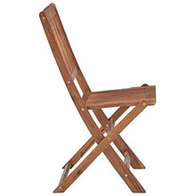 Tidyard Sedie da Giardino Pieghevoli 4 pz in Legno Massello d'Acacia