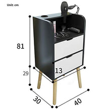 AMY-XCQ Mobile da Toeletta per Parrucchiere Armadio per Attrezzi da Barbiere Negozio di Bellezza Semplice Armadietto Basso Armadio per Cassetti Cassettiera Gambe in Legno Massello 40X30X81CM,B
