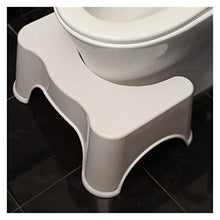 CHENJIAO Squatting Sgabello Folding @ Home Accovacciata Sgabello Bagno Squat Igienici Sgabello Compact Squatty-Potty Sgabello Sede Portatile for La Casa Bagno (Color : White)