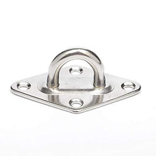 Haodou Kit di Fissaggio per Tende, Accessori di Montaggio in Acciaio Inossidabile da Sole Rettangolare e Quadrata Tende per Kit Hardware a Scomparsa per Vele Parasole e Tende, Ombra Giardino - 6mm