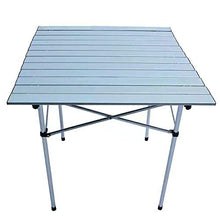 inChengGouFouX Tavolo per attività All'aperto Lega di Alluminio Pieghevole Tavolo Camping Garden Tavolo da Pranzo Senza Utensili di Montaggio Senza Attrezzi di Montaggio Design Pieghevole