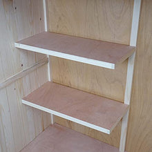 Mendler Armadietto Armadio Ufficio Cantina Garage HWC-D56 55x115x120cm Legno Naturale