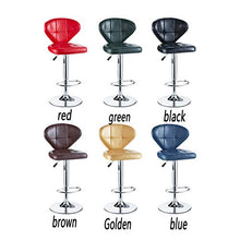 Mobili Sgabelli Da Bar Sedie Da Bar Con Sollevamento Semplice, Con Cuscini In PU E Rotazione Di 360 Gradi, Per Il Bancone Della Colazione, Pranzi, Sgabelli Alti Da Pub (6 Colori)(Color:D'oro)