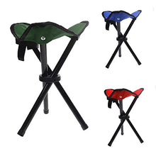 Sedia pieghevole portatile campeggio all'aperto giardino viaggio tela treppiede sgabello sedia - colore casuale
