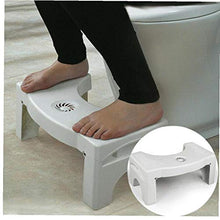 Angoter Pieghevole Bagno privato Servizi igienici Sgabello Sedile Squatty Potty Portatile igienici Sgabello Pieghevole Multifunzionale