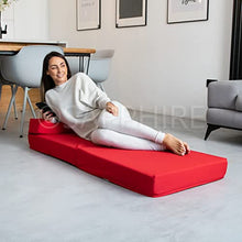 G&H - Materasso Pieghevole con Fodera Rimovibile, per Divano Letto, Letto, Letto Singolo, Pieghevole