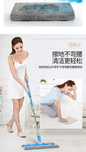 SSAYY Mop Mop Piatto in Acciaio Inox Asta Telescopica Mop Piatto A Mano Libera Mop Lop Mop Prodotti Pratici
