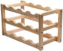 Scaffale Legno Porta Vino Portabottiglie Per Vino Pratico Scaffale Per Bottiglie Di Vino- Decorazioni Per La Casa, Portabottiglie Può Contenere 12 Bottiglie Di Vino Rosso