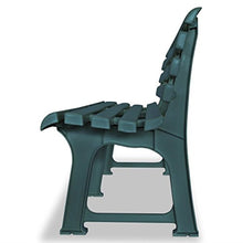 mewmewcat Panca Panchina da Giardino Patio Parco Balcone per Esterno in Plastica 145,5x49x74 cm