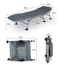 XJAXY Letto Pieghevole Portatile con Il Design del Cuscino, casa Semplice del Letto del Pranzo dell'ufficio dell'adulto dell'adulto della Culla della Sedia della Sedia di Siesta sieste della