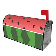 Copertura magnetica per cassetta delle poste, motivo anguria rossa e verde, design unico, per decorazione da giardino, dimensioni standard, 53 x 45 cm