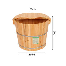 NUBAOgy Pediluvio in Legno, Pediluvio per Uso Domestico con Pediluvio, Vasca per Pediluvio, Pediluvio, Pediluvio, Botte di Abete Profumato, Regalo per La Casa, 30 Cm (Colore : B)