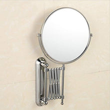 Stella Fella. Lo Specchio di Trucco di Bellezza su Due Lati Che Ripiega Lo Specchio d'Argento A 6 Pollici di Bellezza di Specchio della Bellezza del Bagno Lo Specchio di Bellezza