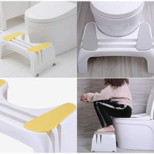 Niduo Bear Home Toilet Poggiapiedi, Bagno Step Up Sgabello Plastica Step Step Sgabello Antiscivolo Fornisce Sollievo dalla Stitichezza E dal Gonfiore,Giallo