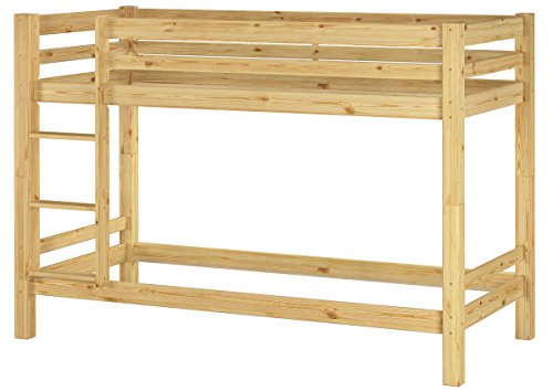 Erst-Holz Telaio Letto a Castello 90x200 per Bambini in Pino massello divisibile 60.09-09oR