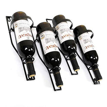 LHQ-HQ Vino Wine Rack Holder Ferro battuto a Parete invertito Wine Rack Decorazione Domestica Vino Rack di stoccaggio Sicuro e Stabile Antiscivolo Holder Vino