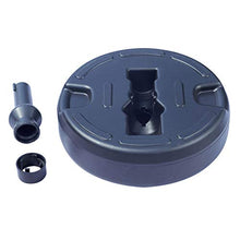 Base per ombrellone, Base per ombrellone a colonna centrale, Base per ombrellone da giardino circolare in plastica per iniezione d'acqua, Base per ombrellone da esterno Supporto per ombrellone rotondo