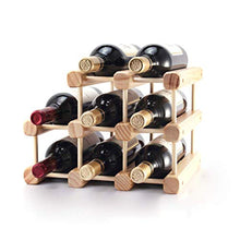 LHQ-HQ Vino di Legno Solido Rack di Legno Creativo Wine Rack Possono Essere assemblati 32x26x28cm Semplice