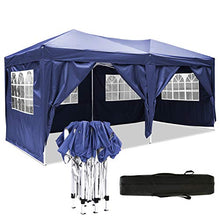 Gazebo Impermeabile 3x6 Tenda Gazebo da Giardino per Mercato Campeggio Spiaggia Eventi Feste con Sacca per Il Trasporto