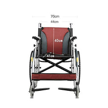 Carrozzine Semoventi, Transit Portatile da Viaggio Lega di Alluminio, Pieghevole Scooter Portatile Leggero Trolley per Disabili Trolley per Scooter per Anziani/Disabili A