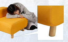 HongTeng Divani Classico Divano Pigro Divano Singolo Tessuto Sedia Installazione Gratuita Sedia Camera da Letto Soggiorno pisolino Cuscino Tatami Regalo Cuscino 45 × 54 cm (Color : Yellow)