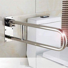 Maniglioni da bagno Non Slip pieghevole Supporto maniglia della guida, servizi igienici scomparsa di sicurezza Grab Bar Qualificati Bagno Handicap aiuti Supporto, Resistenza igienici mano Grips Access