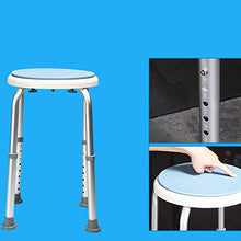 Sgabello doccia 8 Regolazioni di Altezza Sgabello Doccia In Lega di Alluminio Telaio Rotazione 360 ° Montaggio Impermeabile Mute Antiscivolo Sgabello Da Bagno