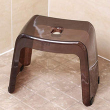 zaizai Sedile for Doccia, Sgabello in plastica for Anziani, Donne in Gravidanza, Bambini Leggero Portatile, Antiscivolo, Passaggio for Uso Domestico Multiuso