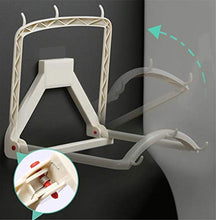 qwess Punzonatura Gratuita Lavabo Bacino Lavabo Bacino Rack di Stoccaggio Senza Chiodo Appeso A Parete Cucina Bagno Bacino Supporto Pieghevole Automatico Ripiegamento Automatico [1 Pacco]