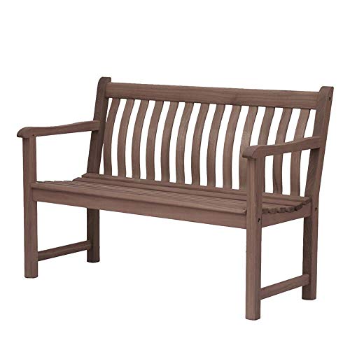 Piccola panchina da Giardino in Legno di Acacia con braccioli - Galton Garden Bench