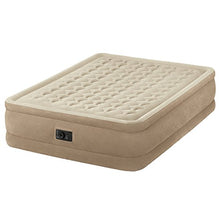 Intex Ultra Plush Dura Beam Materasso con Tecnologia FiberTech Q con Pompa Elettrica Incorporata a Due Posti PVC Beige 152 x 203 x 46 cm