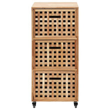 vidaXL Armadietto da Bagno Elegante Ampio Mobiletto Pratico Comodo Utile Robusto Solido Durevole Resistente 41x41x91 cm in Legno Massello di Noce