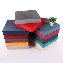 hxxxy Quadrata Tatami stuoie Molto Spesso Stuoia Cuscino,Cuscini Bed Ground Spugna-G 55x55cm(22x22inch)