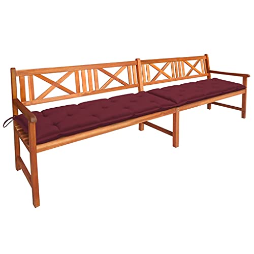 vidaXL Panca da Giardino con Cuscini 240 cm in Massello di Acacia