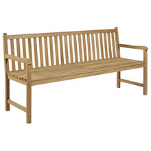vidaXL Panca da Giardino con Cuscino Antracite 175 cm Legno di Teak