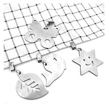 Stile moderno 1pcs Carino tovaglia in acciaio inox pesi antiruggine anti-funzione multi-funzione clip in metallo morsetti fai da te ganci tovaglia decorazioni artigianato per coperture per tavoli da g